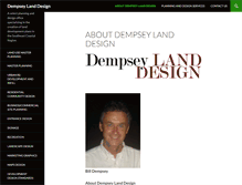 Tablet Screenshot of dempseylanddesign.com